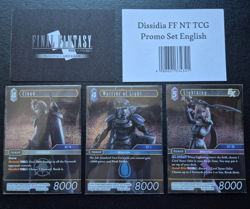 Final Fantasy Dissidia Promo Card Set of 3 Pack Fresh - Image 1