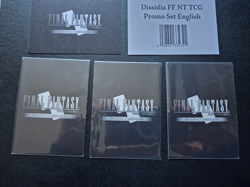 Final Fantasy Dissidia Promo Card Set of 3 Pack Fresh - Image 2
