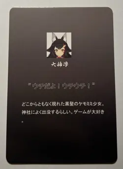 SEXY HEROINE WAIFU Ookami Mio HOLOLIVE ACG PREMIUM HOLOFOIL CARD NM - Image 2