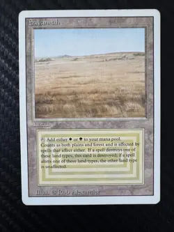 Savannah (English) Dual Land MP - Magic The Gathering (MTG Revised Edition) - Image 1