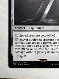Buster Sword 255 - MTG Final Fantasy - Mythic Rare Equipment +3/+2 FF7 FFVII - Image 5