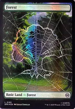 Forest (0193) Foil L Marvel's Spider-Man 193 NM - Image 1