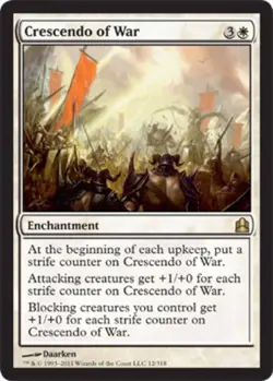 1x Crescendo of War NM-Mint, English Commander 2011 MTG Magic - Image 1