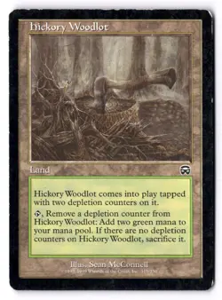 Hickory Woodlot MP* Mercadian Masques ENGLISH 319/350 mtg -UnltdCards - Image 1