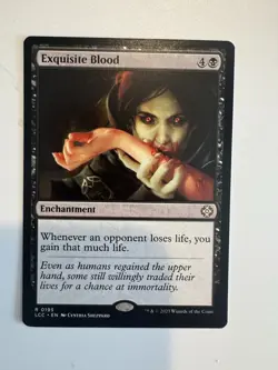 Exquisite Blood #195 (NM) Lost Caverns of Ixalan LCC Magic MTG - Image 1