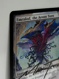 MTG - Emrakul, the Aeons Torn - Foil Rise of the Eldrazi Signed Mark Tedin - Image 3