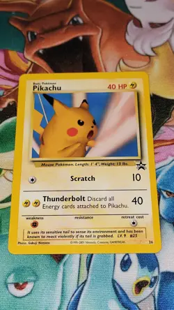Pokemon Pikachu - Pokemon Snap Black Star Promo 26 LP - Image 1