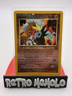 Pokemon Entei 2001 WOTC 34 Black Star Promo Reverse Holo - Image 1