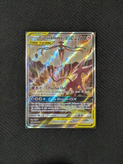 Pokemon - Tag Team SM Promo Espeon & Deoxys GX SM240 NM - Image 1
