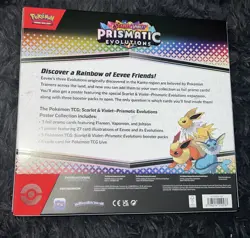 Sealed Pokemon TCG S&V Prismatic Evolutions Poster Collection Box NEW - Image 2