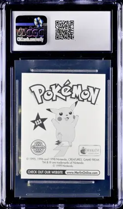 Pokemon 1998 Topps Merlin Series 1 Holographic Mew 151 S23 CGC 8.5 LOW POP - Image 2