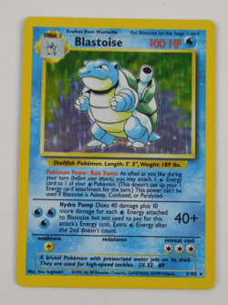Pokemon Blastoise #2/102 Holo Unlimited Base Set 1999 Rare NM in Case - Image 1