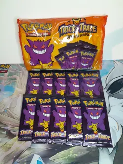 🎃 Pokemon TCG Trick or Trade Mini BOOster Packs - Lot of 10 packs - Image 1