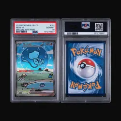 2025 POKEMON SIMPLIFIED CHINESE 151 C-COLLECTION 151 191 BUBBLE MEW EX PSA 10 - Image 1