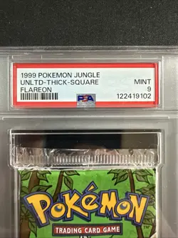 1999 Pokemon Jungle Foil Booster Pack PSA 9 FLAREON Sealed WOCT Mint UNLTD - Image 3