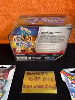 Pokemon Paradox Destinies Tin - Iron Boulder EX + Sealed Lot - Image 4