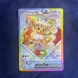 2025 Pokemon SVP Prismatic Evolutions Eevee EX 174 Black Star Promo - Image 1
