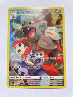 Hisuian Arcanine TG08/TG30 LP-NM Trainer Gallery Lost Origin 2022 Pokemon TCG - Image 1
