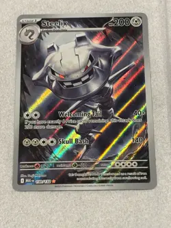 Steelix 150/132 Illustration Rare Pokemon Mega Evolution English NM Pack 2 Sleev - Image 1