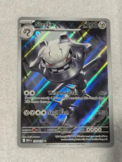 Steelix 150/132 Illustration Rare Pokemon Mega Evolution English NM Pack 2 Sleev - Image 4