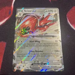 Scizor ex 111/162 Pokemon TCG Temporal Forces NM/M - Image 1