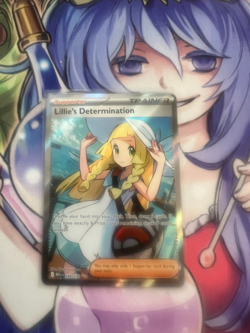 LILLIE'S DETERMINATION FULL ART 169/132 MEGA EVOLUTION NEAR MINT POKEMON TCG - Image 1