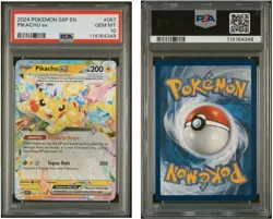 Pikachu ex 057/191 Gem Mint PSA 10 - Pokemon Surging Sparks - Image 1