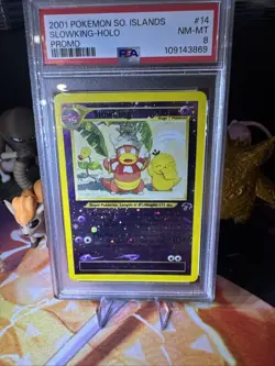 Pokemon TCG Slowking Southern Islands 14/18 Reverse Holo PSA 8 - Image 1