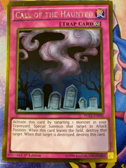 Yugioh Call Of The Haunted PGL2-EN090 Gold Rare 1st Edition NM - Image 1
