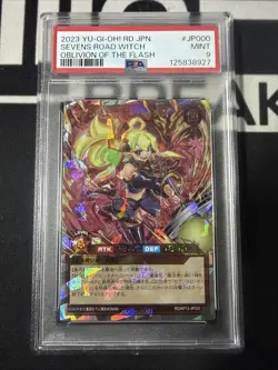 Yugioh Sevens Road Witch RD/KP13-JP000 Over Rush Rare Oblivion Of The Flash PSA - Image 1