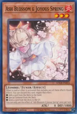Yugioh! HP Ash Blossom & Joyous Spring - SDCB-EN014 - Common - 1st Edition Heavi - Image 1