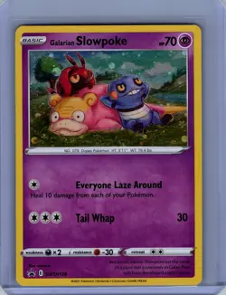 Pokemon SWSH: Sword & Shield Promo Cards #SWSH126 Galarian Slowpoke NM - Image 1