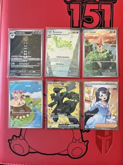 Pokemon TCG Black Bolt 6 Full Art And Illustration Card Lot With Promos - Image 1