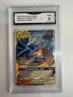 Pokemon TCG 2019 Reshiram & Charizard GX Card 20/214 Sun & Moon Unbroken Bonds - Image 2