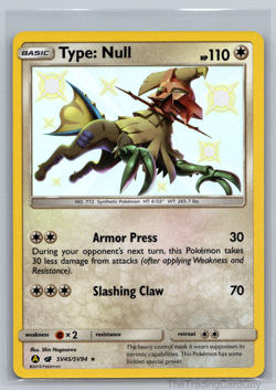 Type: Null SV45/SV94 Hidden Fates: Shiny Vault - Pokemon Card - NM - Image 1