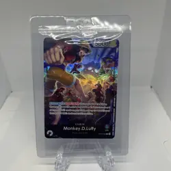 Monkey D Luffy SEALED OP05-060 PSA Magazine Promo One Piece Card Exclusive MINT - Image 1