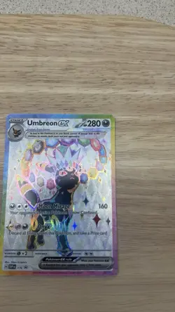 Umbreon & Espeon ex Svp175 & 176 Scarlet & Violet Promo Cards Holo Prismatic - Image 4