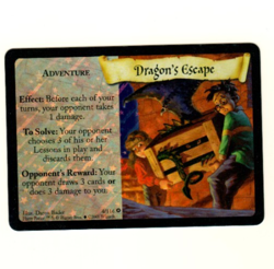 Dragon’s Escape 4/116 Foil Base Set Harry Potter Trading Card Game - Image 1