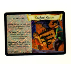 Dragon’s Escape 4/116 Foil Base Set Harry Potter Trading Card Game - Image 3
