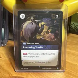 FOIL Riftbound Origins Lecturing Yordle card OGN 087/298 League of legends - Image 1