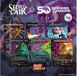 MTG Secret Lair Dungeons & Dragons: Death Is in the Eyes of the Beholder II Foil - Image 1