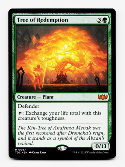 Tree of Redemption [Commander: Tarkir: Dragonstorm] MTG Magic - NM/M 🌳 - Image 1