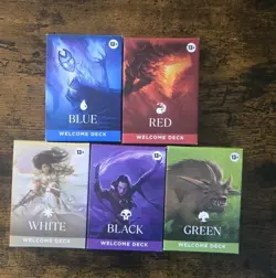 Set Of 5 Magic: The Gathering Welcome Deck 2024 - Image 1