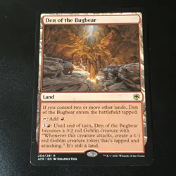 Den of the Bugbear x1 Adventures in the Forgotten Realms NM Condition see pics - Image 1