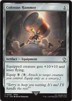 Colossus Hammer U Commander: FINAL FANTASY 338 - LP MTG - Image 1