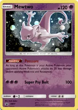 Mewtwo V - SWSH229 (Full Art) Sword & Shield Promo NM Pokemon TCG - Image 1