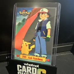 Ash Ketchum TV1 Non Holo Pokemon Topps Series 1 NM - Image 1