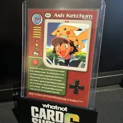 Ash Ketchum TV1 Non Holo Pokemon Topps Series 1 NM - Image 2