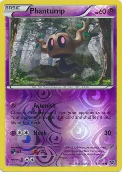 Pokemon - Phantump - 54/146 - Common - Reverse Holo - XY - Base Set - NM - Image 1