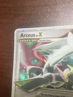 Pokemon Arceus LV.X 95/99 Holo Rare LP With Swirl - Image 3